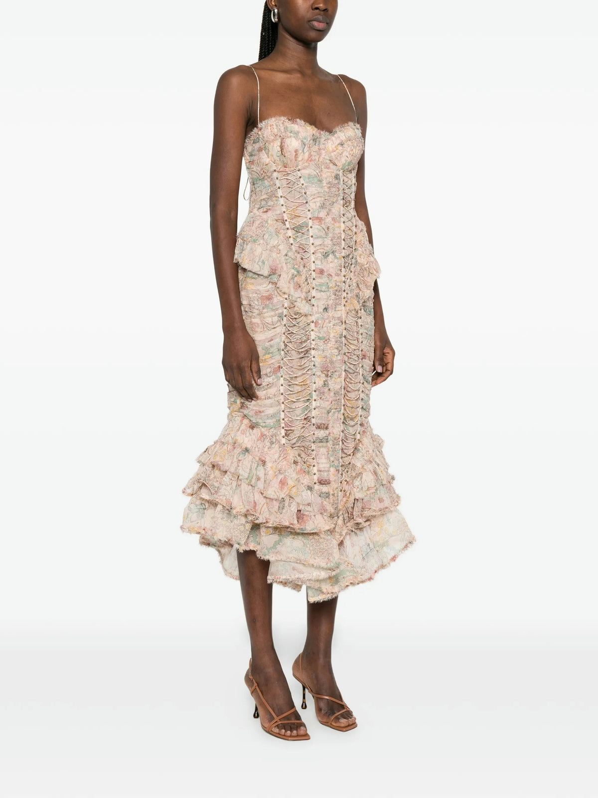 vestido rebellion midi zimmermann