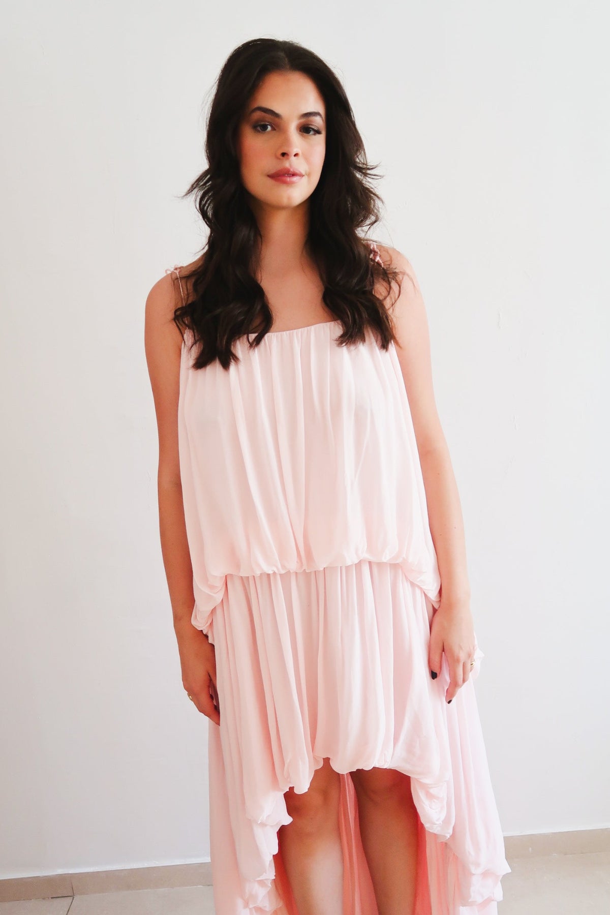 Vestido rosa balonê - Tamanho G