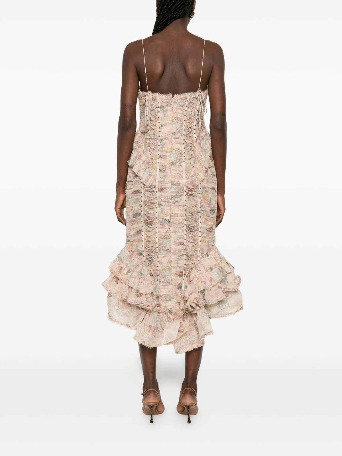 vestido rebellion midi zimmermann