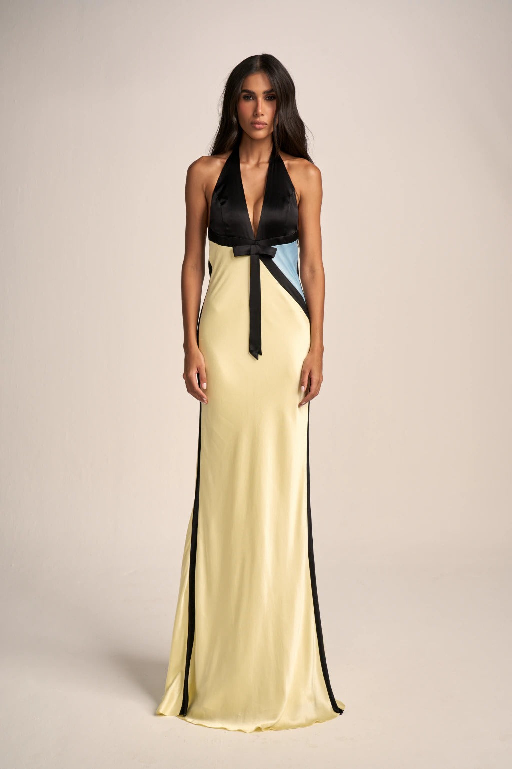vestido olímpia acetinado vessi