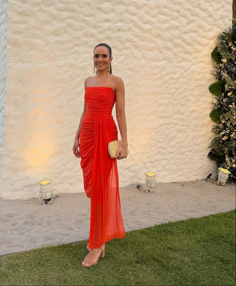 Vestido Laranja