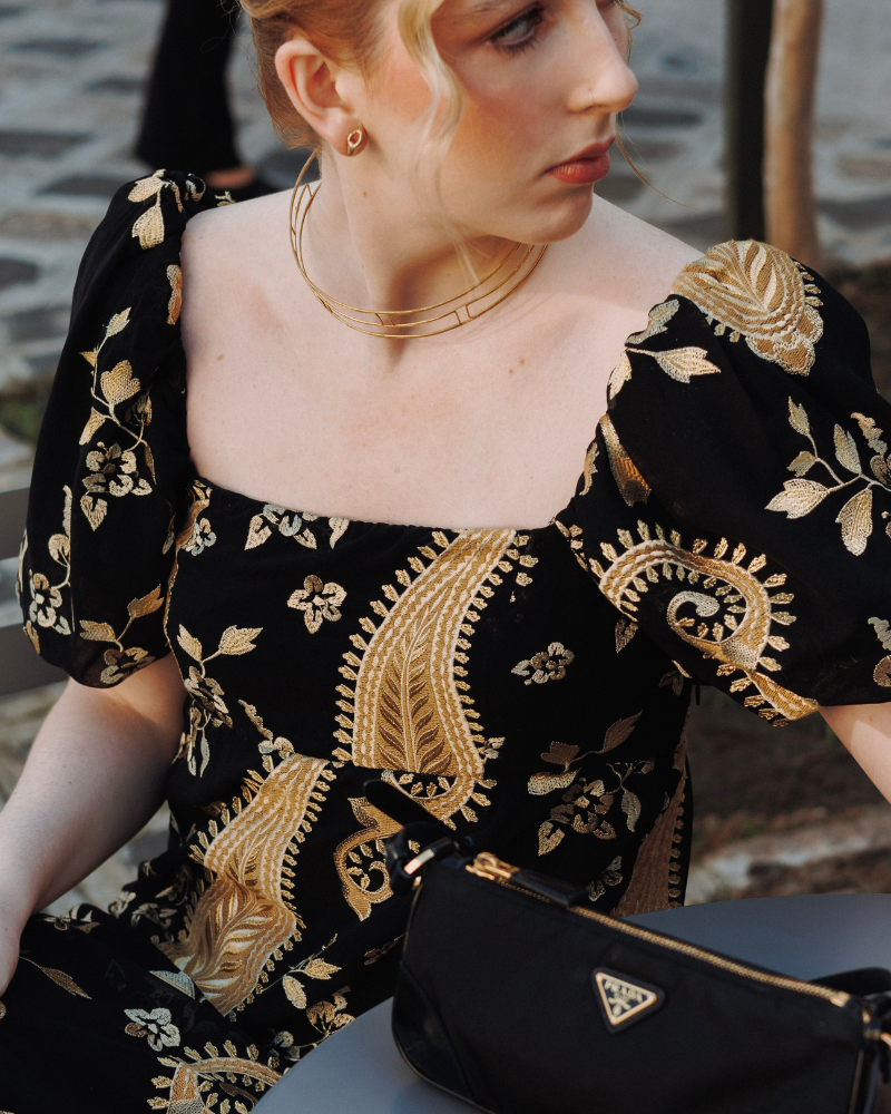vestido paisley