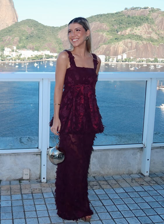 Vestido Texturizado Balonê