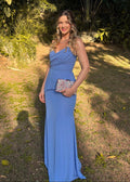 Vestido azul bebê tamanho 36
