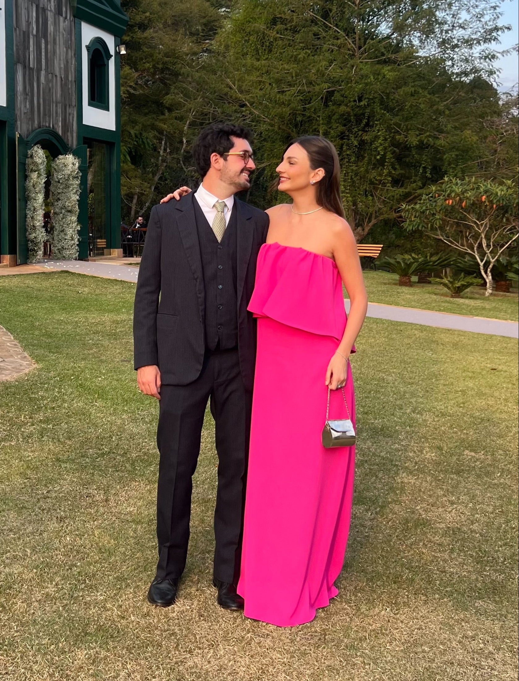 vestido bata tomara que caia rosa