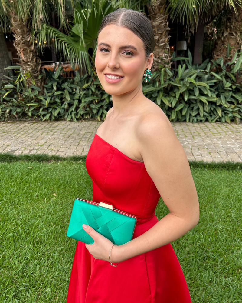 vestido tomara que caia vermelho