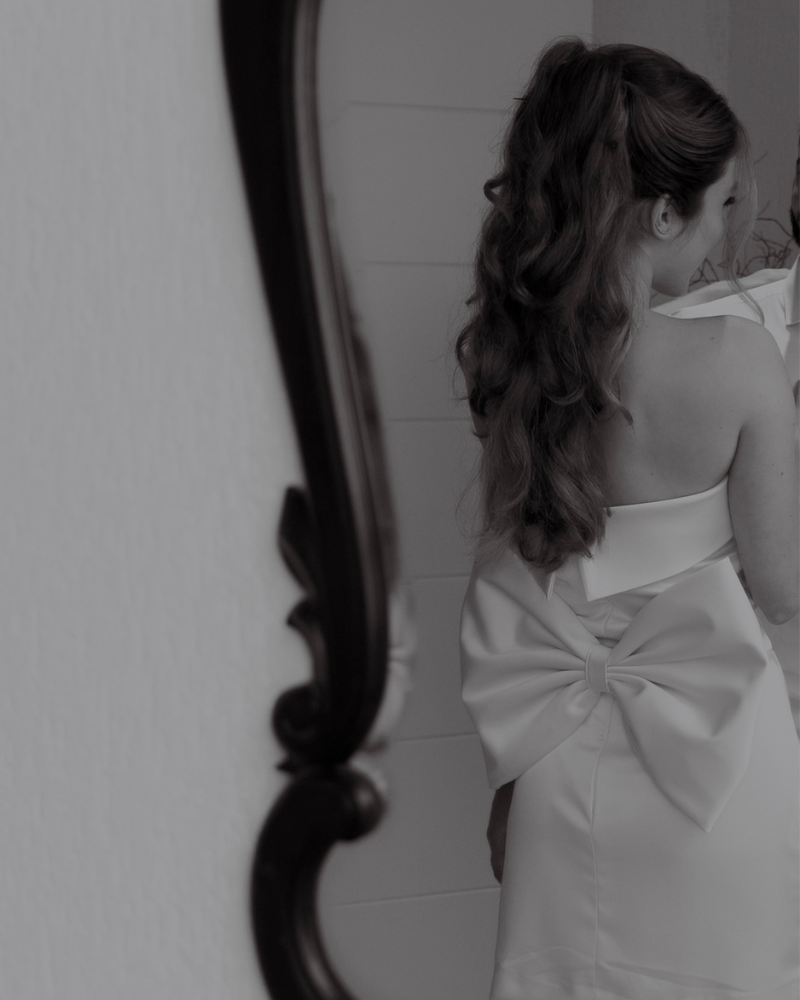 vestido tomara que caia laço branco