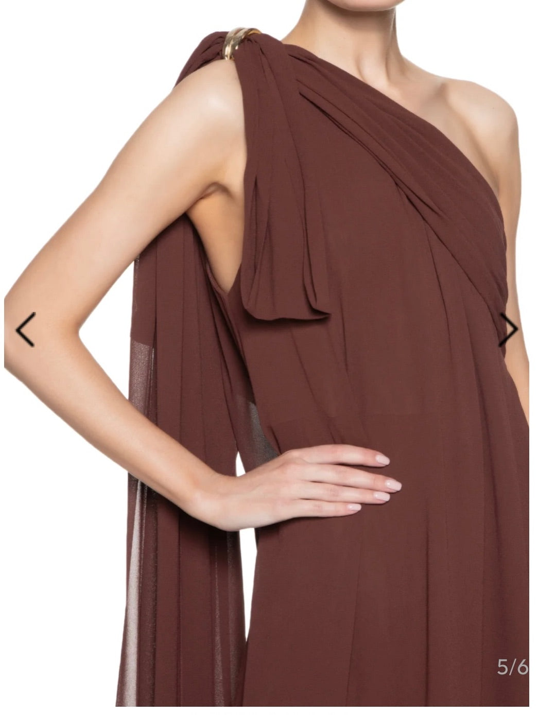 Vestido marrom tamanho 38