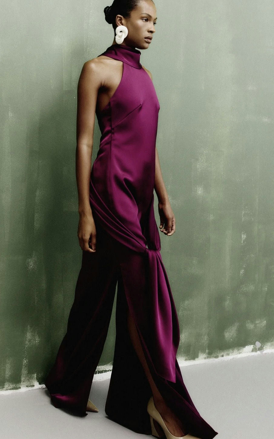 vestido nó roxo Minu