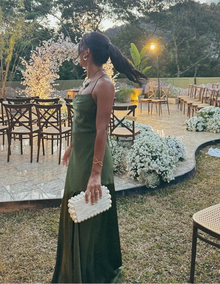 Vestido Verde Oliva 38 (veste 36 também, é ajustável)