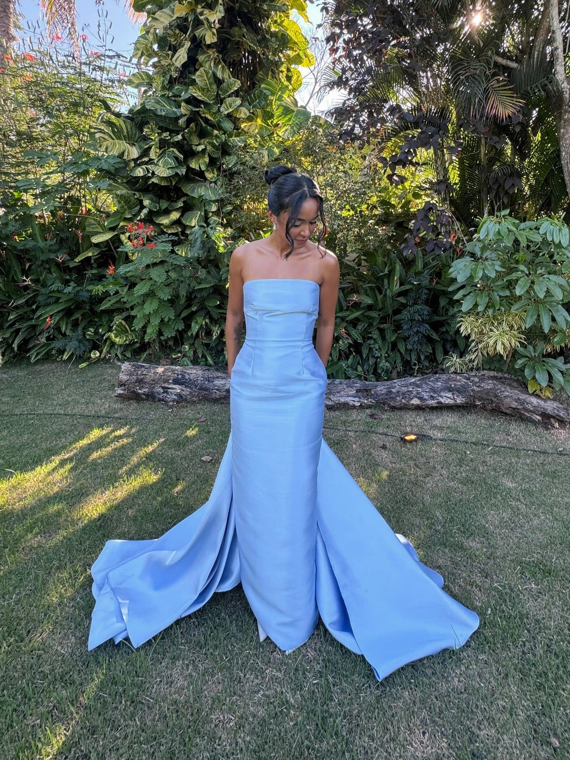 Vestido Solace London Azul PP