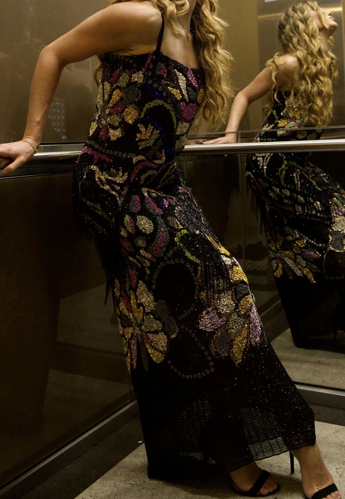 vestido bordado dgaia
