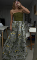 vestido jacquard dgaia