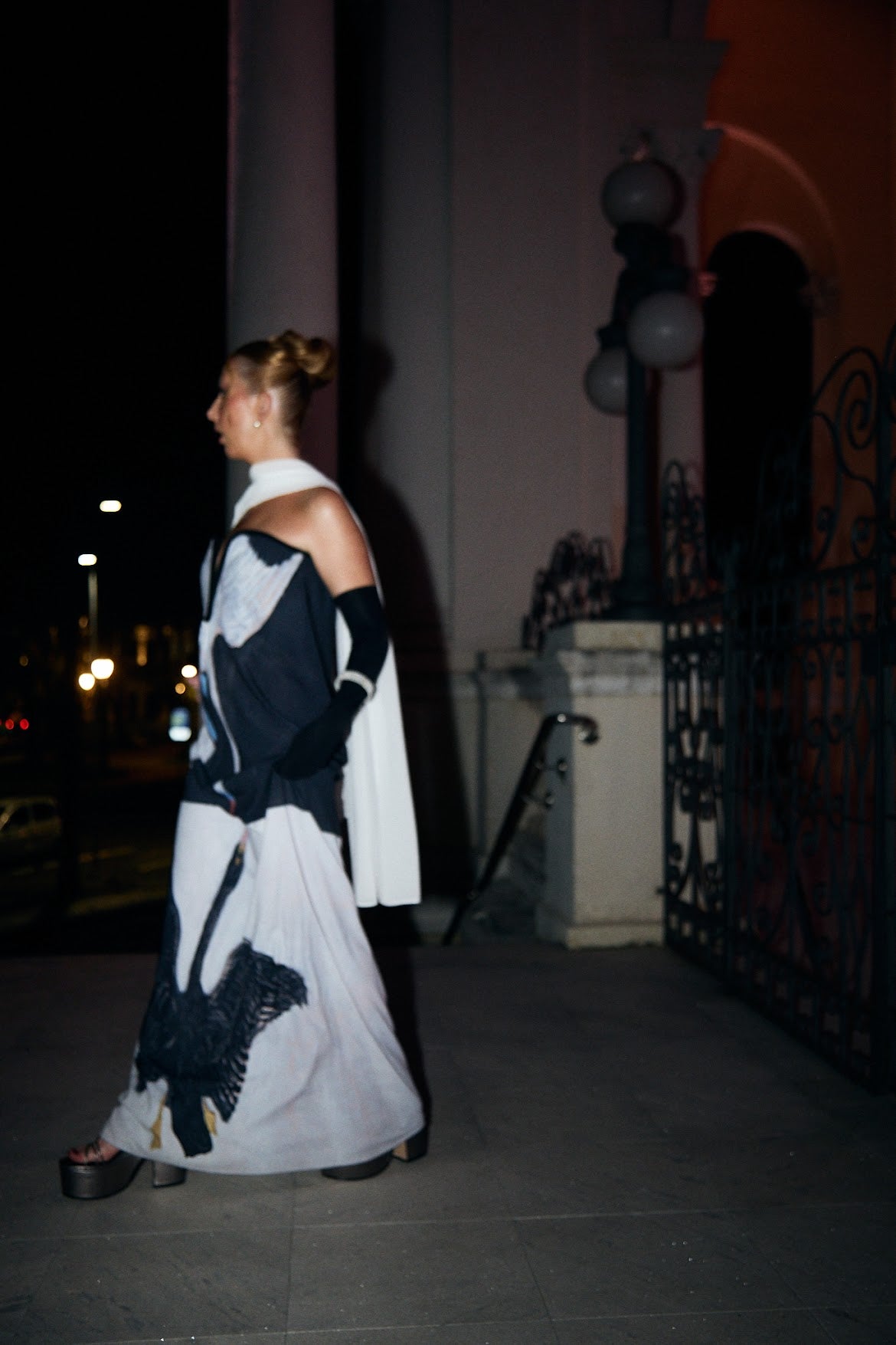 vestido cisne