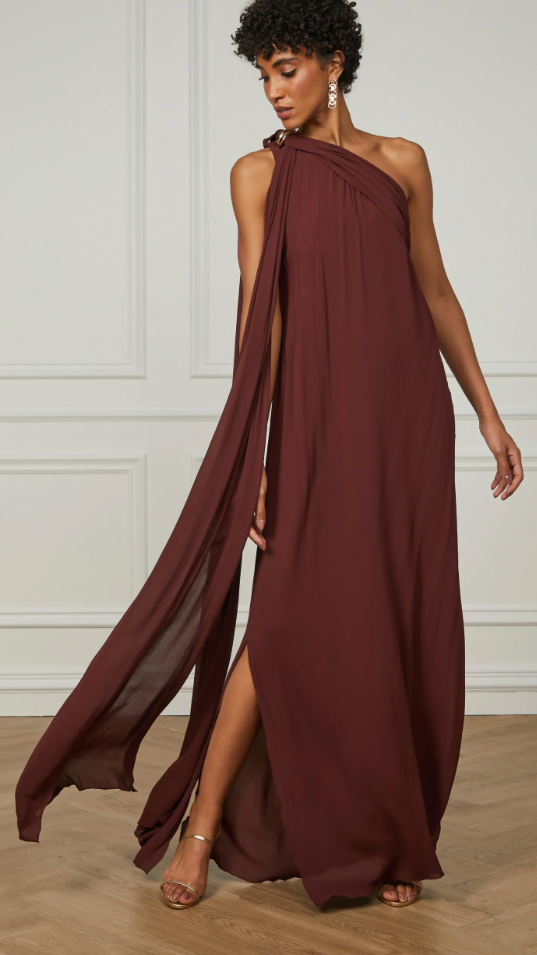 Vestido marrom tamanho 38