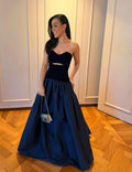 vestido corset duo azul
