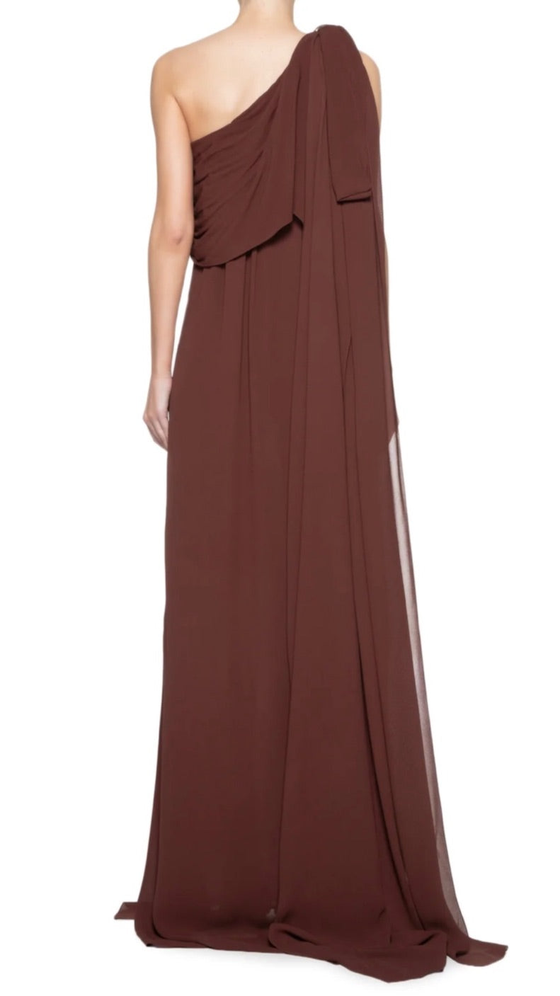 Vestido marrom tamanho 38