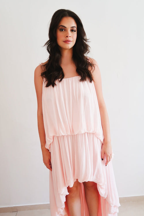 Vestido rosa balonê - Tamanho G