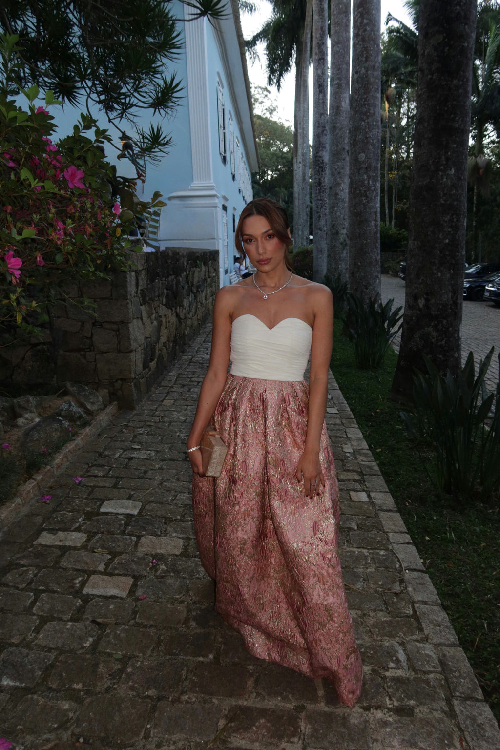 Vestido brocado - tamanho 36
