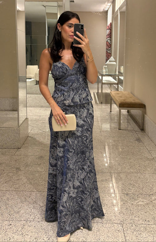 Conjunto NV Estampa azul