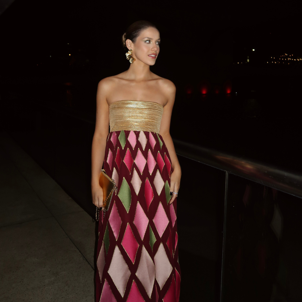 vestido losango