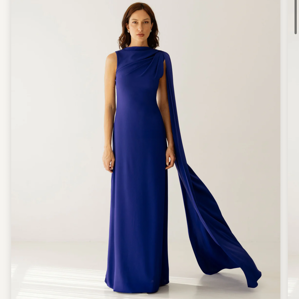 Vestido azul tamanho 38