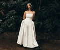 vestido estruturado branco