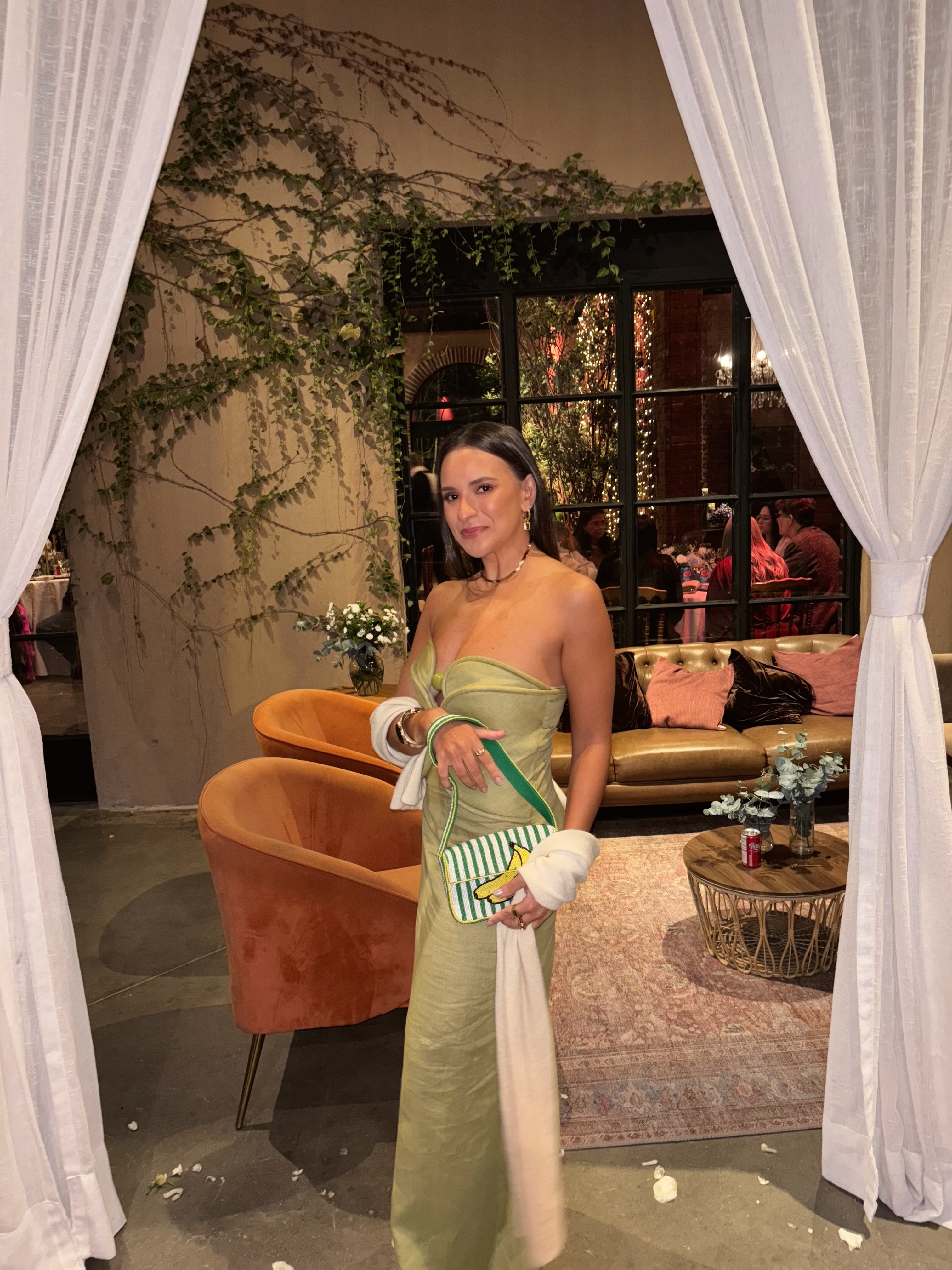 Vestido longo corset liso, verde pistache, tamanho P