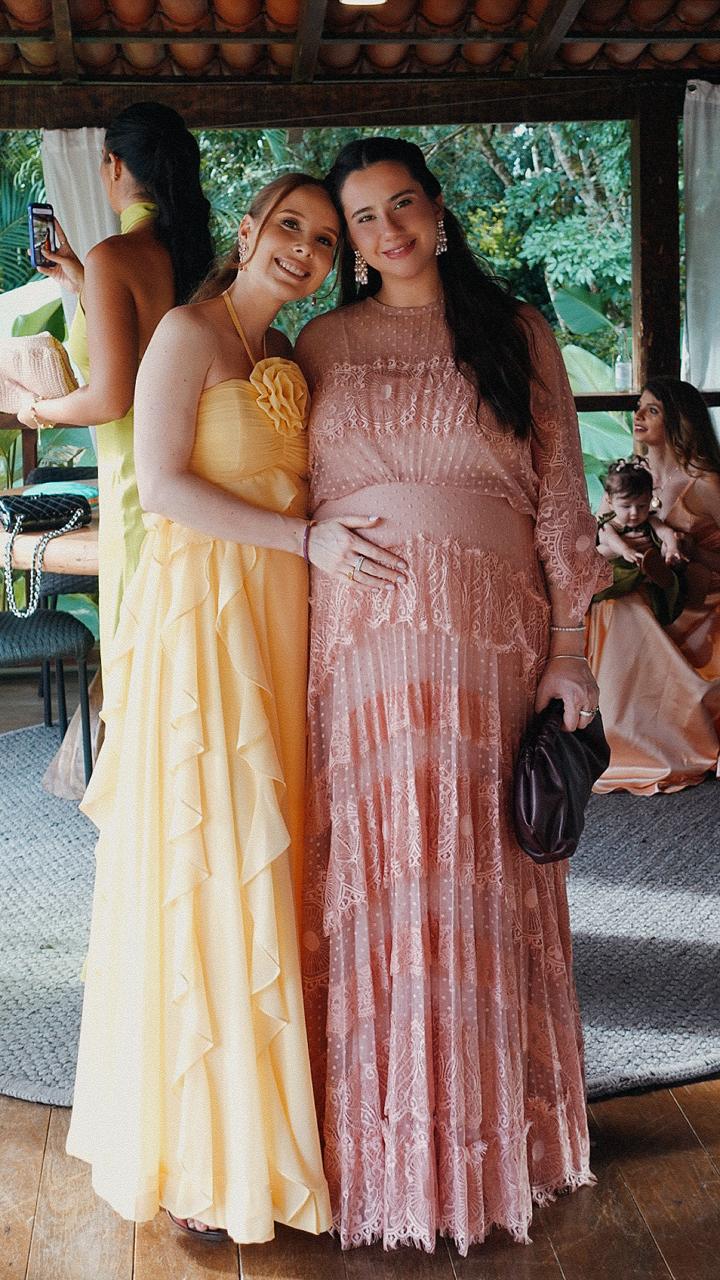 vestido renda francesa rosa