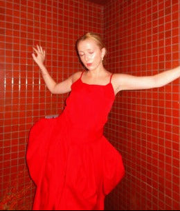 conjunto vermelho estruturado usado no riofw