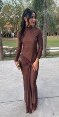 Vestido marrom