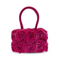 bolsa flores veludo