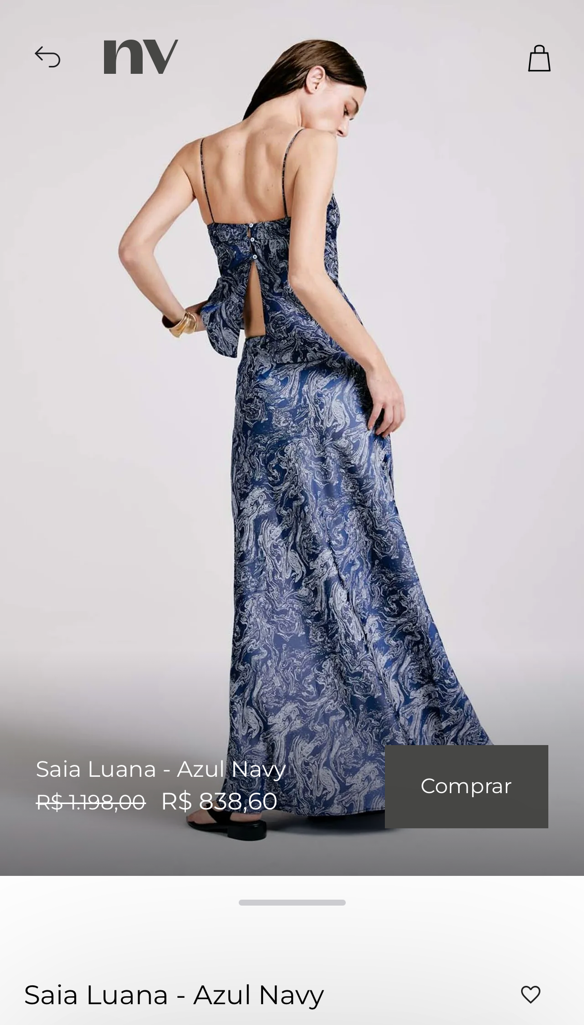 Conjunto NV Estampa azul