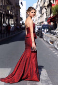 Vestido jacquard marsala j.mendel