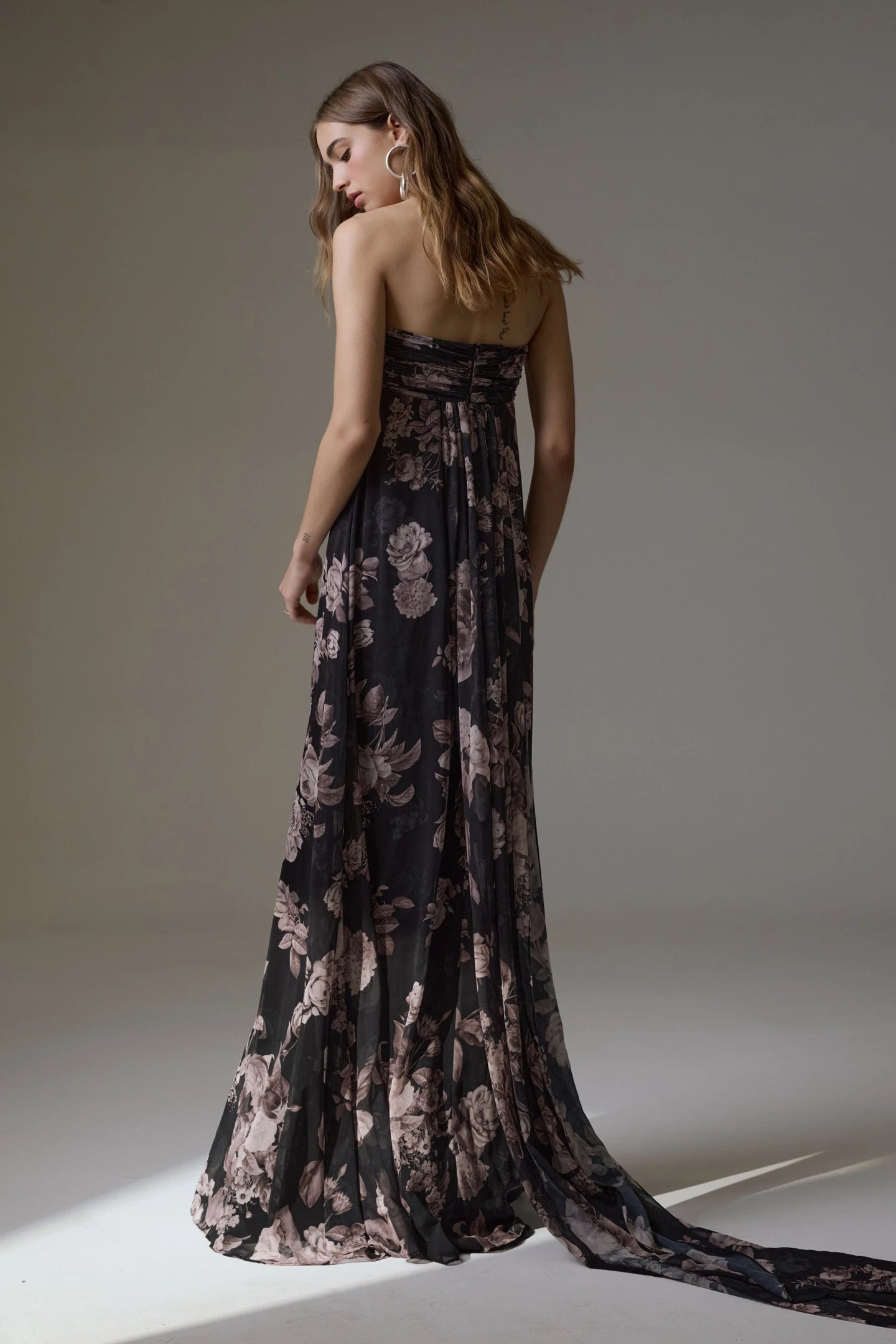 Vestido floral tomara que caia