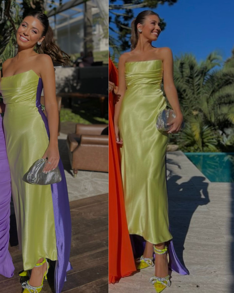 vestido duo seda citrus