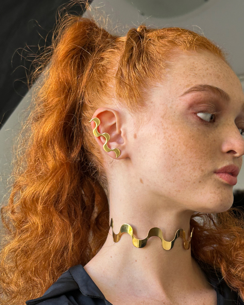 earcuff dourado