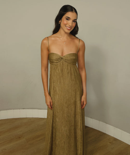 Vestido Dourado ByNv