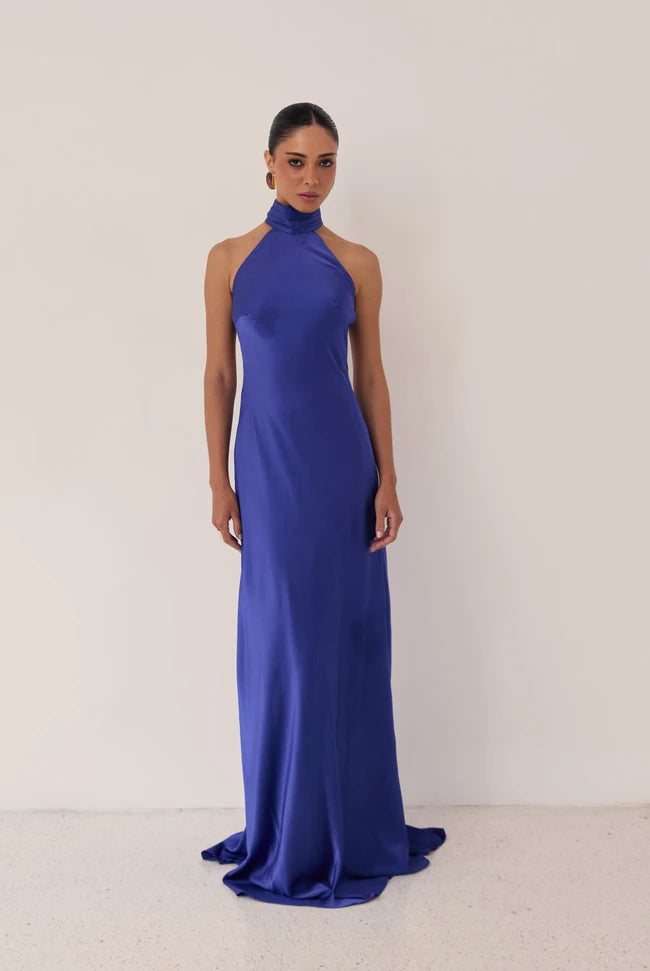 Vestido festa cetim AVLE aberto nas costas preto tamanho M cor preto