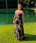 Vestido floral tomara que caia