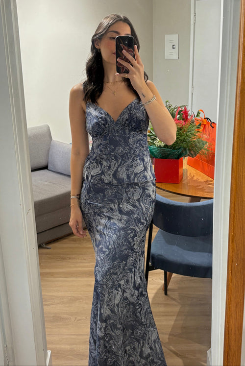 Conjunto NV Estampa azul