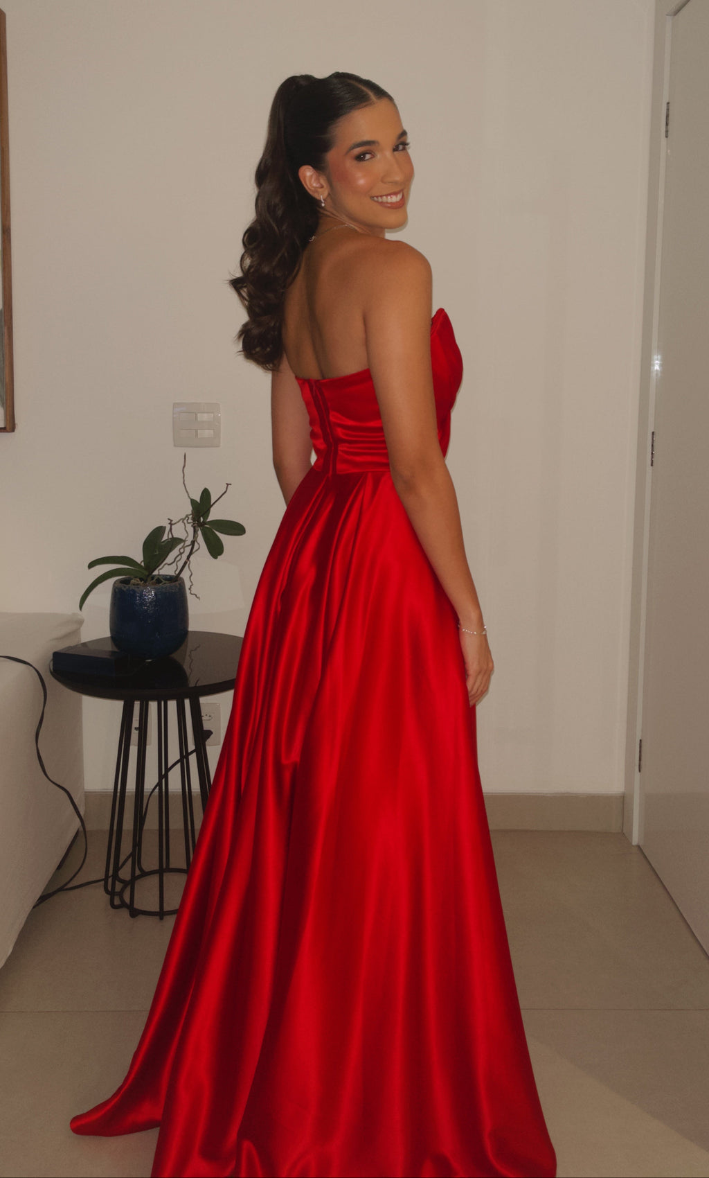 Vestido Vermelho Baile