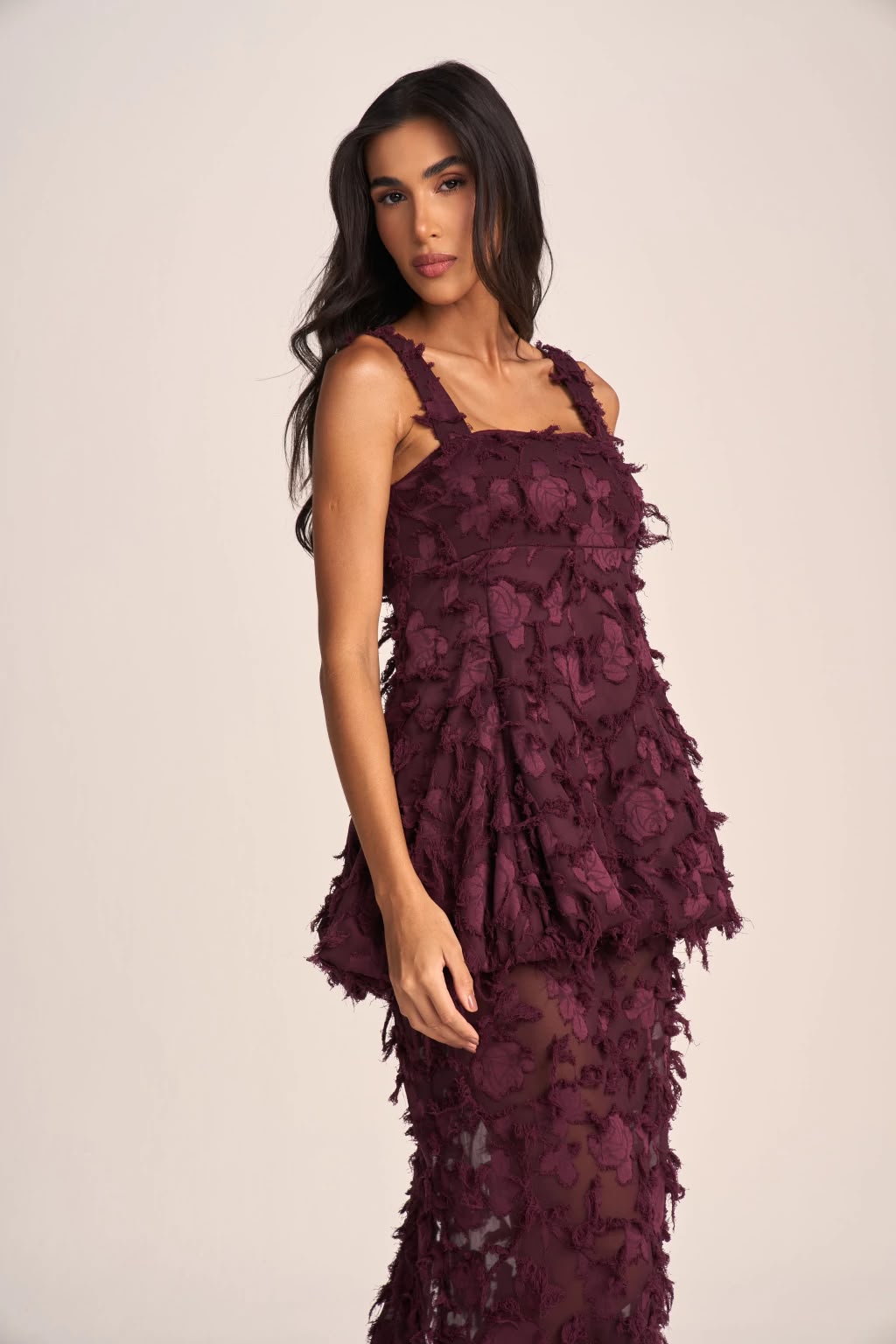 Vestido Texturizado Balonê