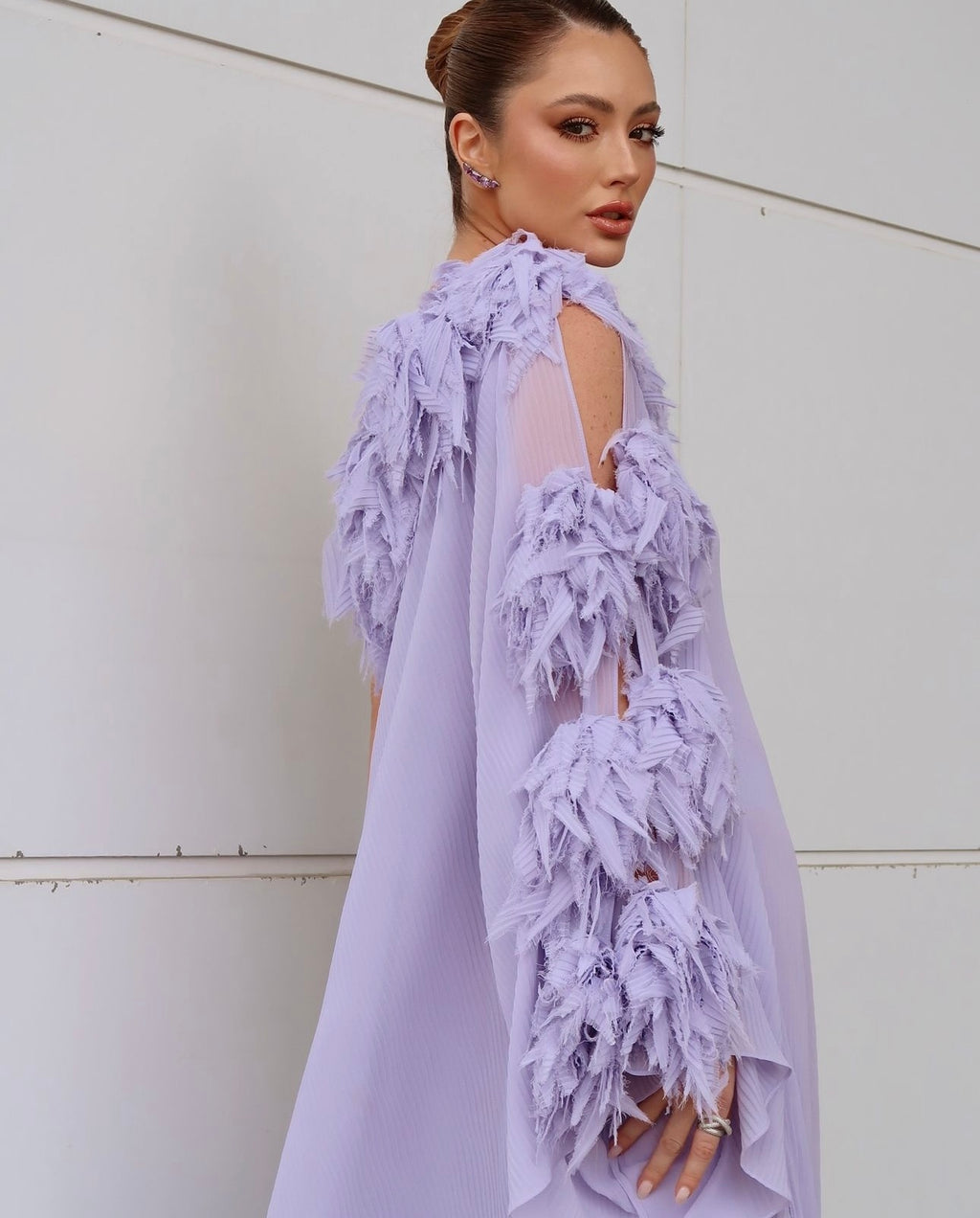 vestido assimétrico chaouiche