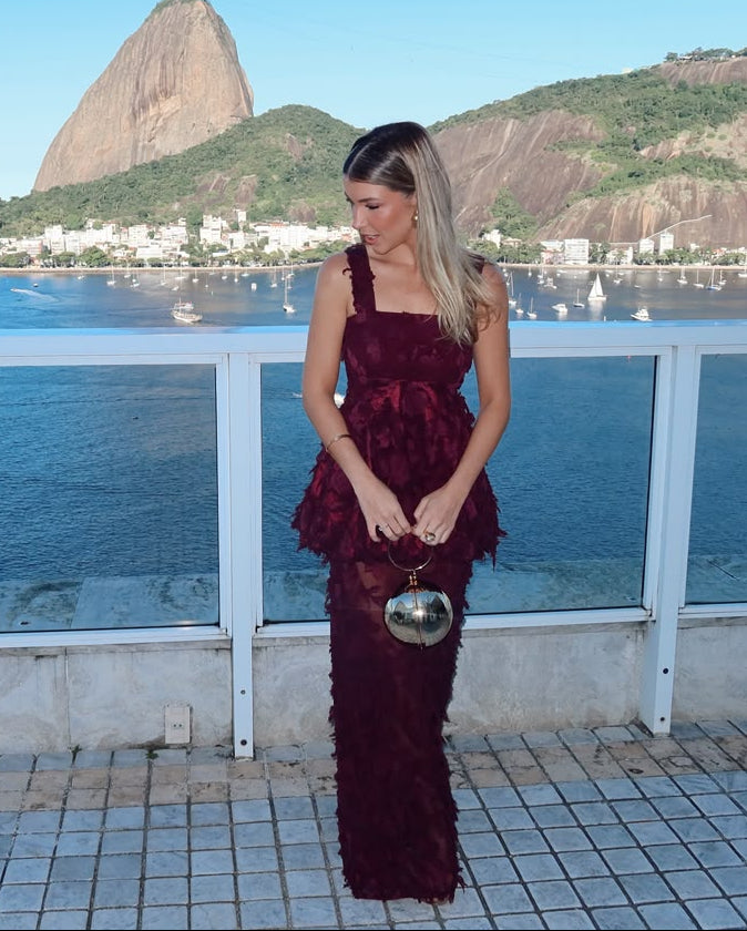 Vestido Texturizado Balonê