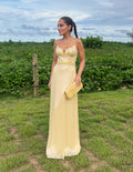 Vestido Bo.Bô amarelo paetês 36