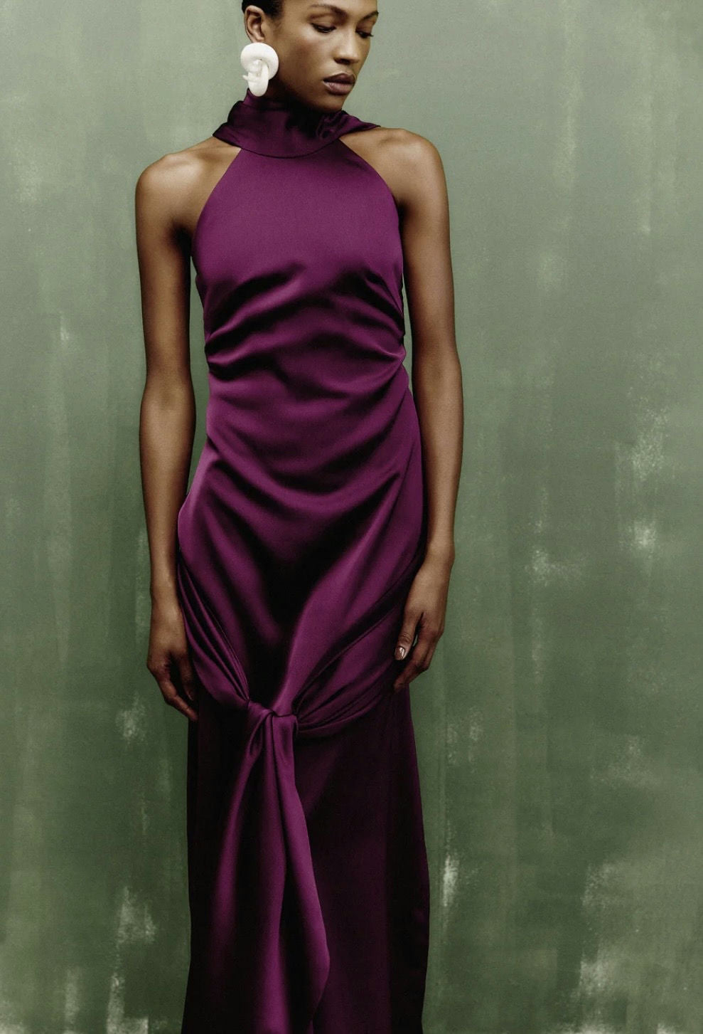 vestido nó roxo Minu